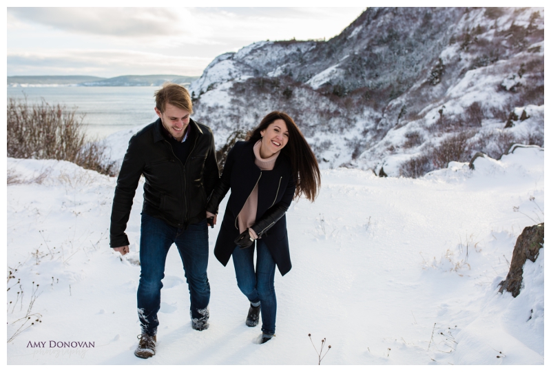 St. John's Winter Engagement Photography 